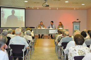 Mossèn Josep Raventós ofereix una conferència sobre la vida de Ramon Muntanyola i la seva relació amb el Cardenal Vidal i Barraquer