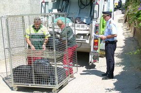 La Policia Local destrueix uns 3.000 objectes intervinguts de la venda ambulant il·legal durant aquest 2011