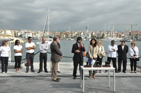 El Club Nàutic inaugura les obres de millora al varador del port de Cambrils