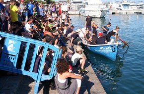 Chois Sport i La Teca, les tripulacions guanyadores de les regates de llaguts Sant Pere 2011