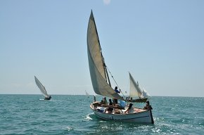 Cambrils acull la 5a Trobada de vela llatina, amb la participació d'una vintena d'embarcacions històriques