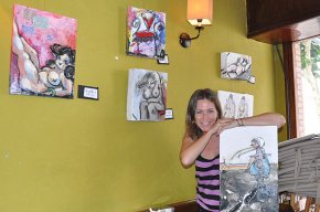 L'artista cambrilenca Nuri Mariné presenta la seva obra més fresca i divertida