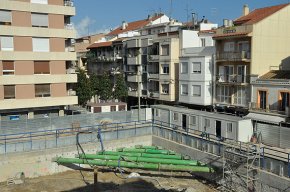 L'Ajuntament ordena l'aturament parcial de les obres del Pòsit a causa d'unes esquerdes aparegudes en edificis propers