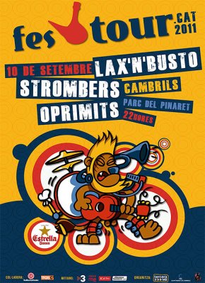 El FesTOUR 2011 s'atura un any més a Cambrils amb un concert a càrrec dels grups Lax'n'Busto, Strombers i Oprimits