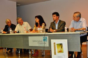Jordi Mariné presenta el seu llibre "Una vida, no només en bicicleta" davant d'un nombrós públic
