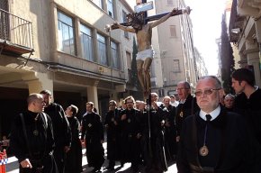 La Congregació de la Puríssima Sang participa a la XVI Trobada de Cossos de Portants del Sant Crist de Catalunya