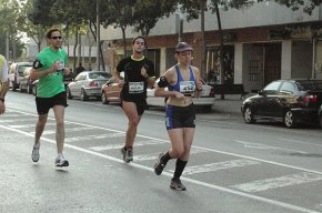 L'atleta local Anna Rius participa en el campionat de Catalunya de 10 quilòmetres en ruta
