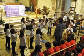 Les tres orquestres de l'Escola de Música ofereixen un concert a l'Ermita en el marc de la Setmana Cultural 2012