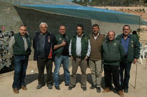 Set membres del Club de Tir Olímpic Cambrils participen a la tercera prova del campionat d'Interclubs de Tarragona