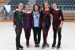 El Palau Municipal d'Esports acull el Campionat Territorial Cadet-Juvenil de patinatge artístic