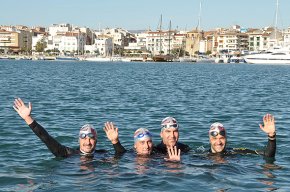 Quatre nedadors del Cambrils Club Natació creuaran simultàniament lEstret de Gibraltar