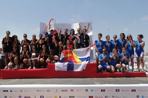 L'equip absolut femení dels Vent d'Estrop aconsegueix el tercer lloc al campionat d'Espanya de llaüt mediterrani