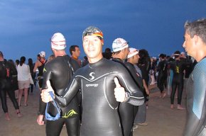Xavier Savall, del Cambrils Grup Les Barques, participa a l'Extreme Man de Salou