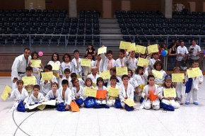 Una demostració del treball tècnic fet durant tot l'any centra el fi de curs del C.E. Judo Cambrils