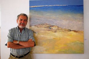 L'artista Pedro Calavia presenta la mostra pictòrica "Des del Mediterrani" a la sala d'art del Club Nàutic