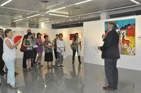 Lexposició de la XVIII Biennal dArt Contemporani Català inicia el seu itinerari a Cambrils