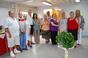 Els artistes de la Llosa presenten els seus treballs en una exposició col·lectiva