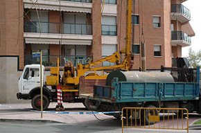 El ressorgiment de mines provoca que s'inundi el pàrquing d'un edifici de l'avinguda d'Adelaida