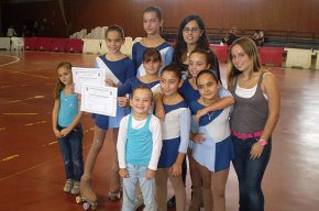 Les patinadores cambrilenques Maria Carbó, Núria Cardona, Vània Hurtado i Paloma López obtenen els seus respectius diplomes de nivell