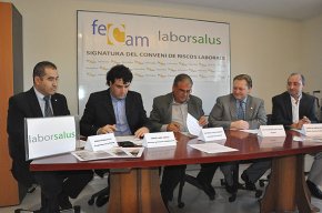 La Fecam signa un conveni de protecció de riscos laborals amb l'empresa Laborsalus