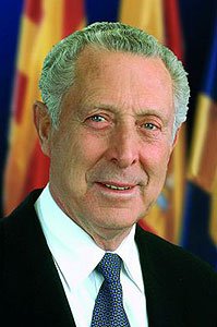 Mor Esteve Ferran, primer alcalde de Salou, que va ocupar el càrrec entre els anys 1991 i 2007