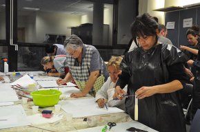 L'Ateneu Roig organitza un taller sobre "Sensacions i emocions en l'art" a càrrec dels artistes Pere Estadella i Jordina Ros