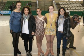 Les patinadores cambrilenques Marta Sorribas i Nerea Mestre pugen al podi de la Copa Catalana