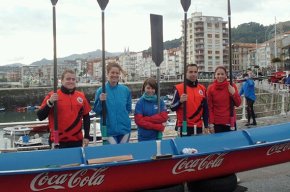 Els Vogadors dels Vent dEstrop pugen al podi en les regates de San Andrés de Castro Urdiales