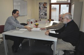 L'equip del Síndic de Greuges rep un total de 15 visites al Centre Cultural