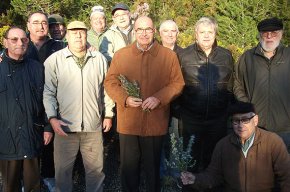 La Congregació de la Puríssima Sang planta el pessebre a la Serra de Llaberia