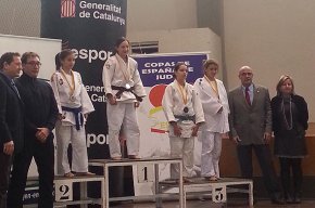 La judoka cambrilenca Ana García aconsegueix la medalla de bronze a la Copa d'Espanya infantil de judo