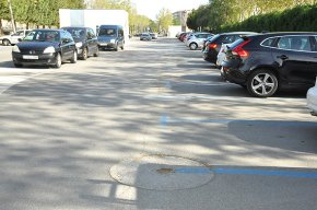 L'Ajuntament tala els arbres de l'aparcament del parc del Pescador