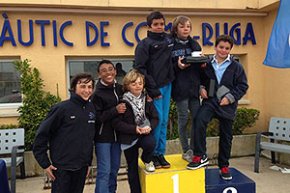 L'equip del CN Cambrils aconsegueix el bronze en el Campionat de Catalunya d'Optimist per equips