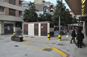 El soterrament del transformador elèctric de la plaça del Pòsit, pendent de finançament