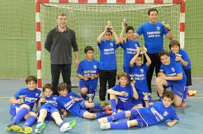 L'equip aleví del CFS Mediterrani es proclama campió de la Lliga Comarcal de futbol sala del Baix Camp