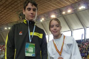 Ana Garcia aconsegueix la medalla de bronze al Campionat d'Espanya de judo infantil