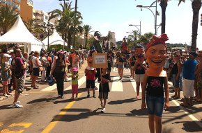 Tota l'Endenga participa a la Trobada Gegantera de Lloret de Mar dins els actes de la XX Vila Gegantera Gironina