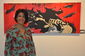 L'artista Montse Olivé Balletbó presenta la seva exposició "Déu salvi les nostres sabates. God save the shoes"