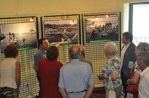 La Torre del Port, seu de l'exposició fotogràfica "Els treballs portuaris"