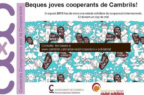 La regidoria de Relacions Cíviques obre una convocatòria per a joves cooperants