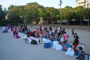 L'AMPA de la llar d'infants municipal La Galereta celebra un sopar de convivència al parc del Pescador