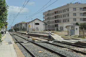 Nou ensurt a l'estació de tren de Cambrils 
