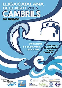 Les aigües cambrilenques acolliran, diumenge, la 5a Regata de la Lliga Catalana de Llagut
