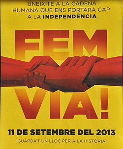 L'ANC de Cambrils prepara l'assaig de cadena humana al Barri Antic, per demà a la tarda