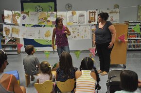 La Biblioteca acull la presentació del conte infantil "El raïm inquiet" d'Elisenda Guiu i Cristina Caupena