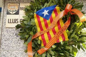 La secció local d'ERC ret homenatge al president Lluís Companys en el 73è aniversari del seu afusellament 