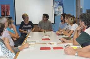 L'escriptor cambrilenc Jordi Ledesma comparteix la seva novel·la Narcolepsia amb el Club de Lectura de la Biblioteca