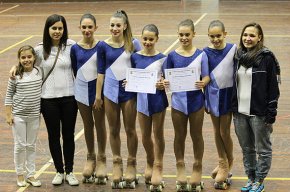 Les patinadores Laura Martínez, Sheila Hurtado i Laia Gavaldà aconsegueixen els seus diplomes de nivell