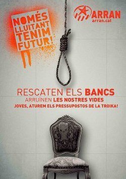 Arran denuncia que els pressupostos de la Generalitat per al 2014 "dirigeixen cap a l'ensorrament de la majoria de la societat"