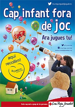 Correus se suma a la campanya de recollida de joguets "Cap infant fora de joc" de Creu Roja Joventut